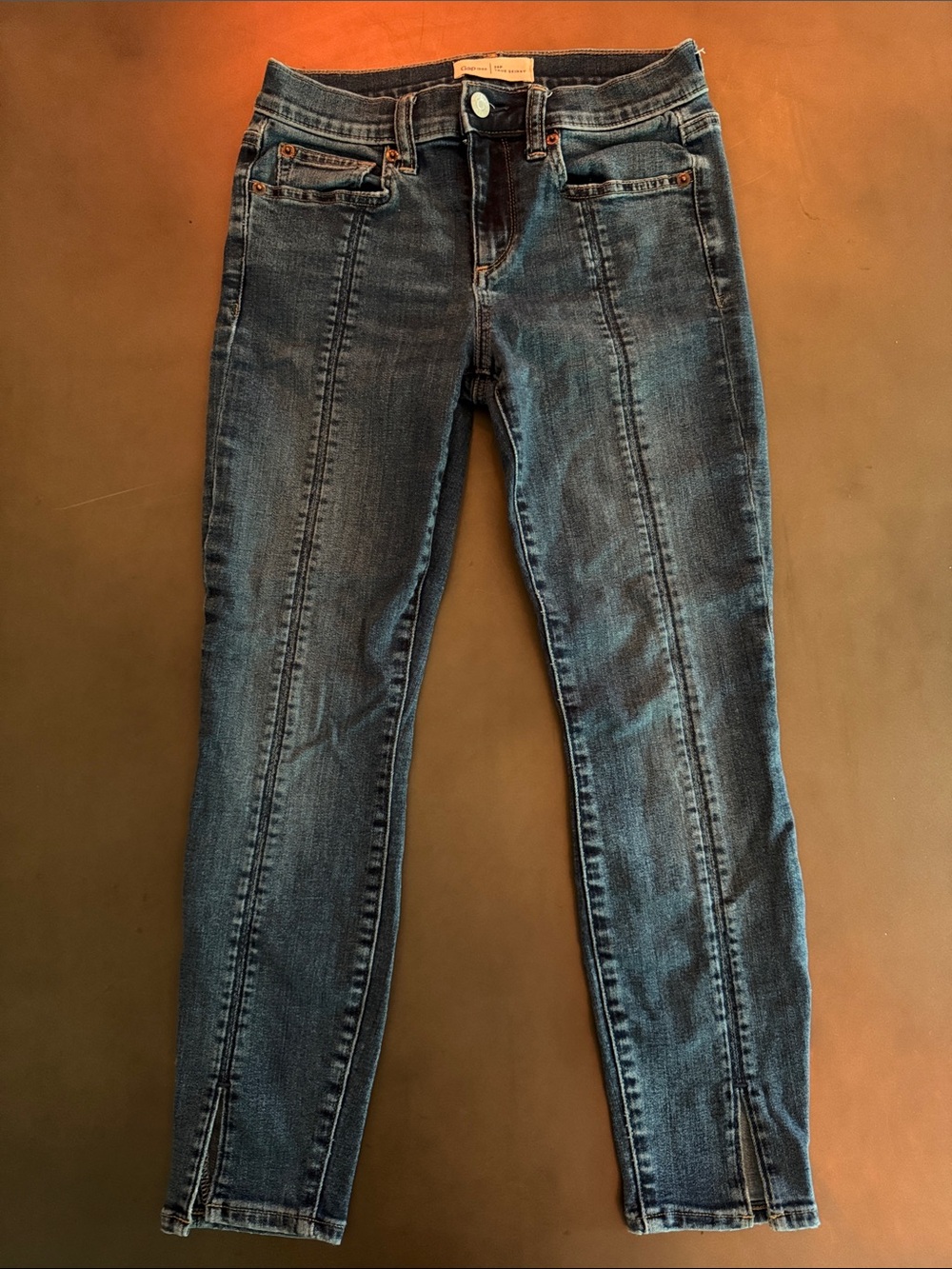 GAP Women's Skinny Jeans in Dark Blue Wash